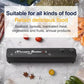 Portable Fully Automatic Vacuum Sealer Machine, Plug and Play Food Vacuum Sealer with Vacuum Bags, Household Food Storage Machine for Kitchen