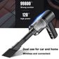 Powerful 120W Cordless Handheld Vacuum Cleaner - Compact & Portable for Home and Car Cleaning