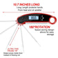 PENELII Digital Meat Thermometer - Instant Read with Backlight & Calibration, Magnet, Bottle Opener - Waterproof Digital Food Probe for Kitchen, Food, BBQ, Grill, Deep Fry, Baking, Candy, Indoor, and Outdoor Cooking (Red)