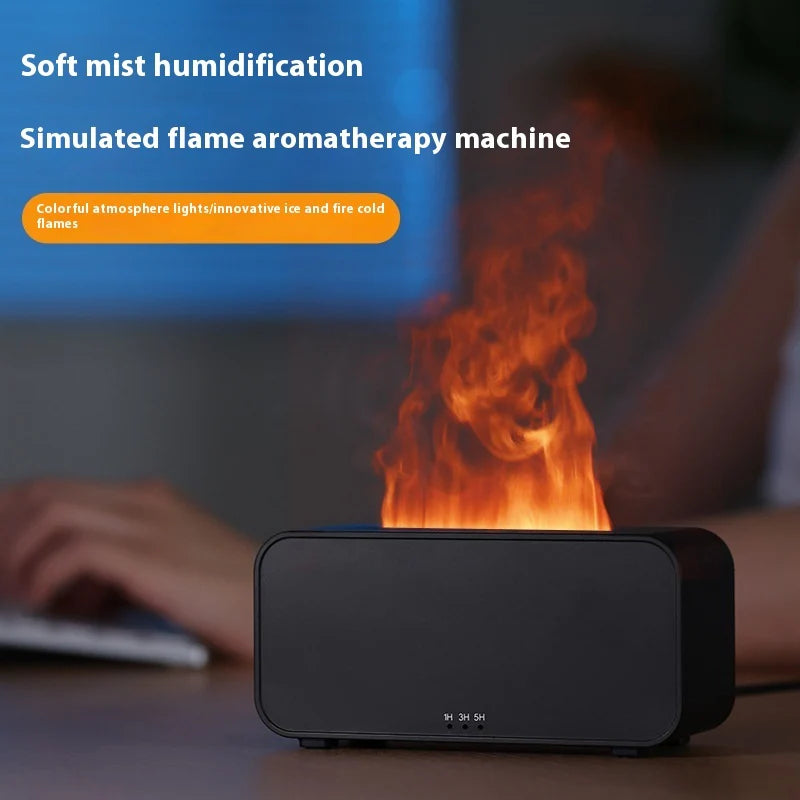 Flame Aroma Diffuser: Ultimate USB Aromatherapy & Humidifier Combo