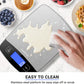 Digital Food Kitchen Scale, Small Scale for Food Weight Grams and Oz/Ounces, Kitchen Tools for Baking,Cooking,Meal Prep,Weight Loss, 1G/0.05Oz Precise Graduation,Easy Clean Stainless Steel