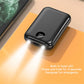 10000Mah Portable Power Bank Outdoor Emergency External Battery Pack with USB Outputs Dual LED Light for Cell Phone Black