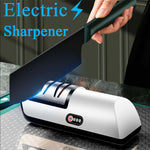 USB Rechargeable Electric Knife Sharpener Automatic Adjustable Kitchen Tool for Fast Sharpening Knives Scissors and Grinders Gadgets