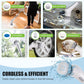 Electric Spin Scrubber, Cordless Shower Cleaner 48" ABS Cleaning Brush for Bathroom Floor