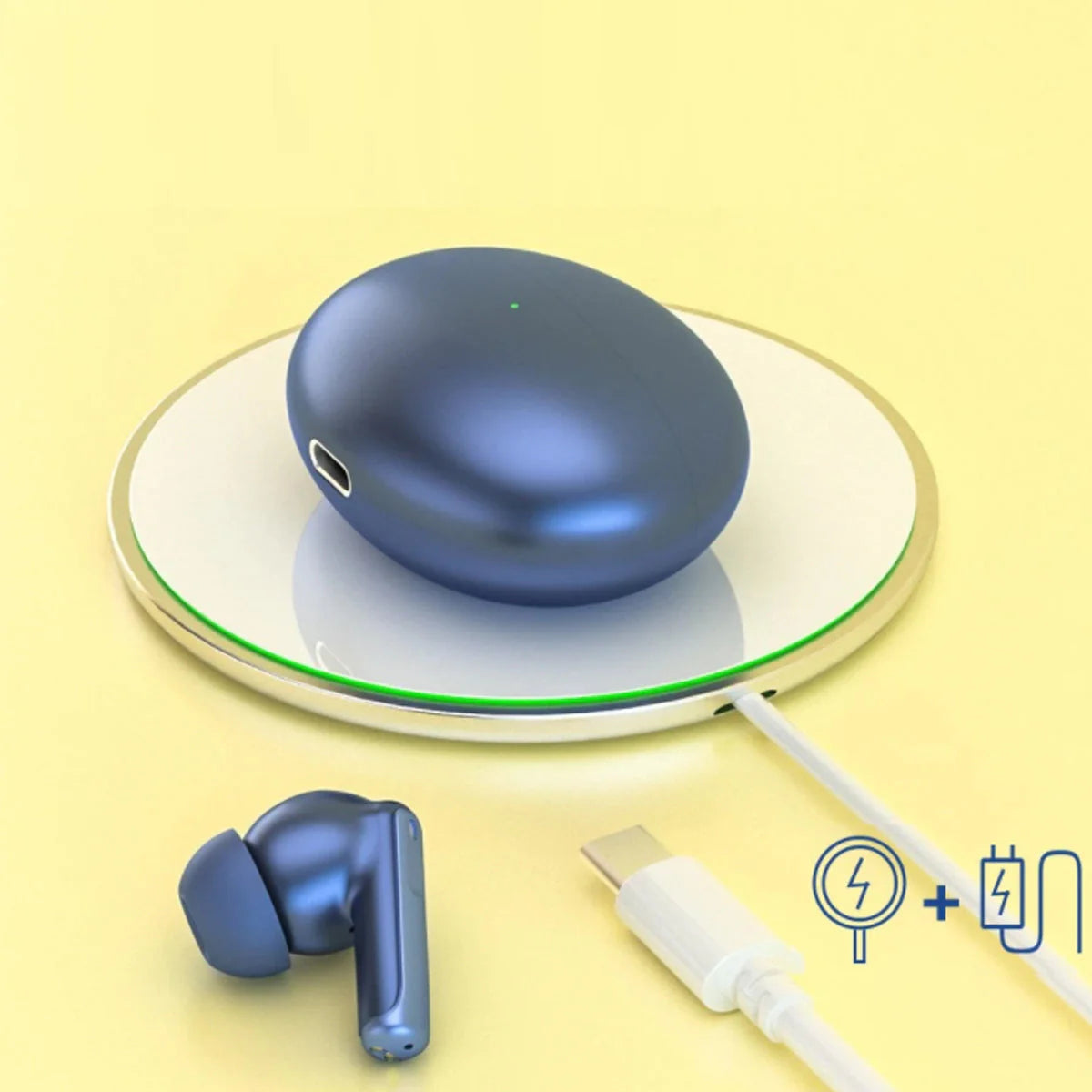 Clarityplus Earbuds with Super Clear Sound and Wireless Charging